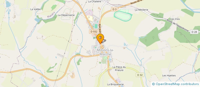 localisation de l'entreprise SCI FRJ à MOULINS-LA-MARCHE