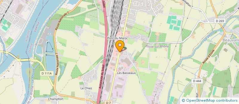 localisation de l'entreprise SCI FRL IMMOBILIER  ETOILE-SUR-RHONE