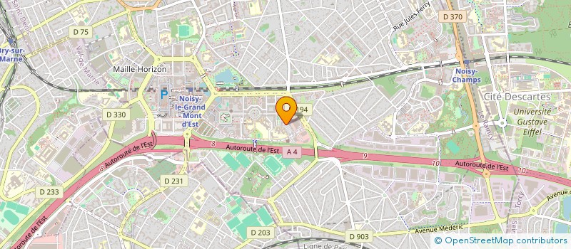 localisation de l'entreprise SCI FRM NANTERRE  NOISY-LE-GRAND