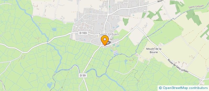 localisation de l'entreprise SCI FRNC  SAINT-URBAIN