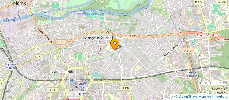 localisation de l'entreprise SCI FROCHOT à NOISY-LE-GRAND