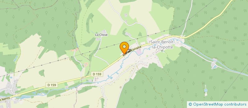 localisation de l'entreprise SCI FROEHLY  SAINT-BENOIT-LA-CHIPOTTE