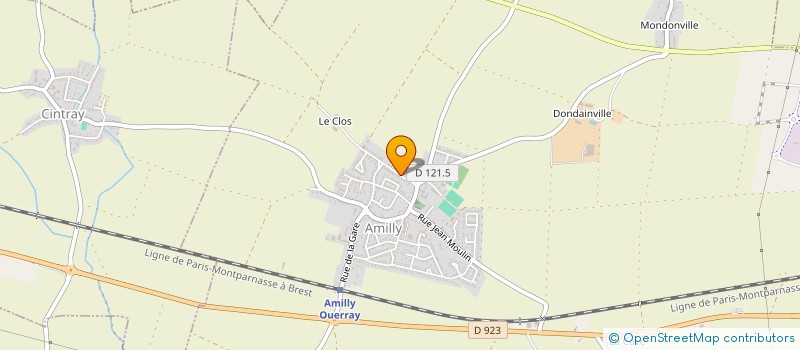 localisation de l'entreprise SCI FROG à AMILLY