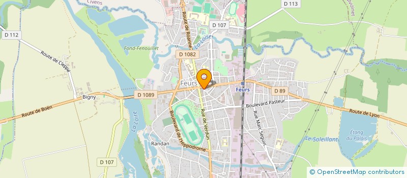 localisation de l'entreprise SCI FROGET ROSE  FEURS