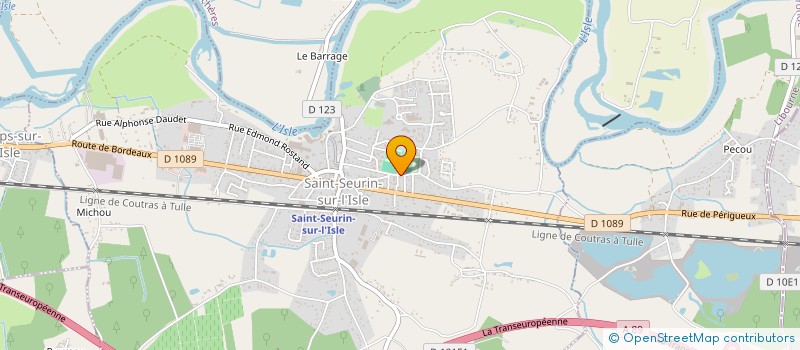 localisation de l'entreprise SCI FROIDEFOND  SAINT-SEURIN-SUR-L'ISLE