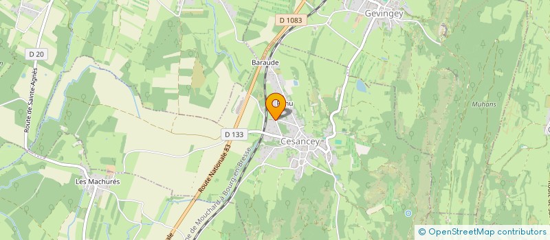 localisation de l'entreprise SCI FROIDEVILLE  CESANCEY