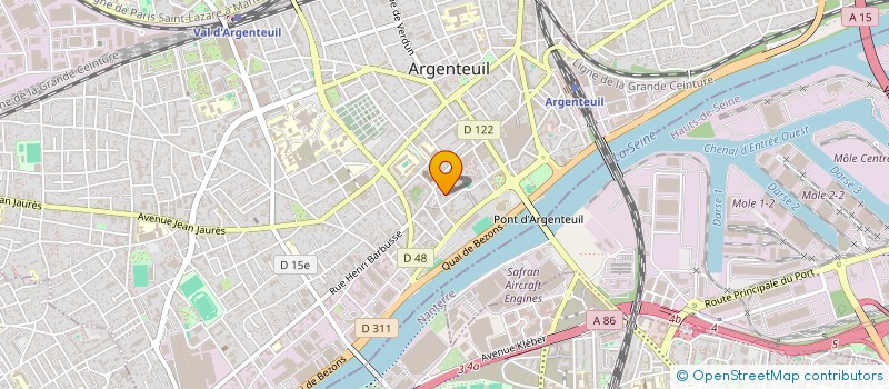 localisation de l'entreprise SCI FROL à ARGENTEUIL