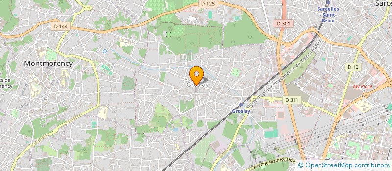 localisation de l'entreprise SCI FROLI  GROSLAY