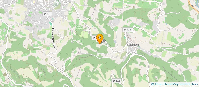 localisation de l'entreprise SCI FROM  SAIGNON