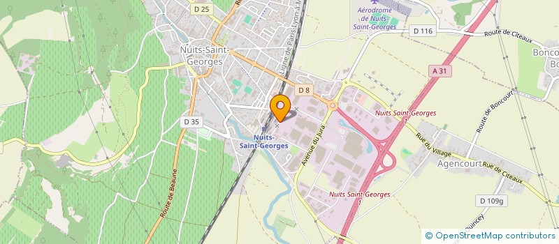 localisation de l'entreprise SCI FROMAGERIE DE NUITS à NUITS-SAINT-GEORGES