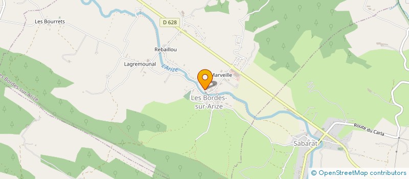 localisation de l'entreprise SCI FROMENT à LES BORDES-SUR-ARIZE