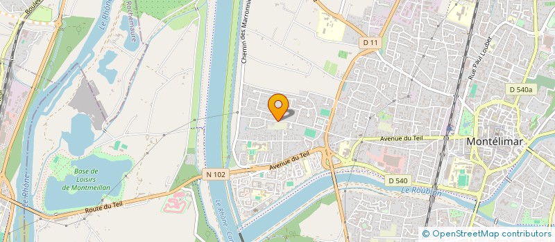 localisation de l'entreprise SCI FROMENT ET FILS à MONTELIMAR