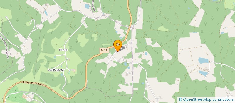 localisation de l'entreprise SCI FROMENTIERE  VEYRINES-DE-VERGT