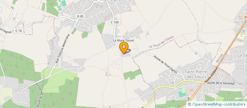 localisation de l'entreprise SCI FROMENTIN  LE THUIT DE L'OISON