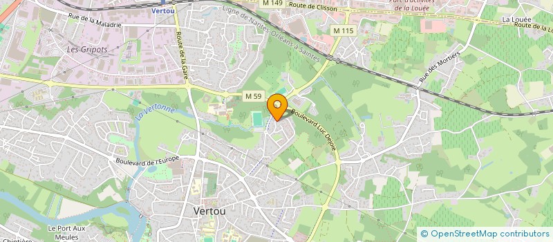 localisation de l'entreprise SCI FROMENTINE  VERTOU