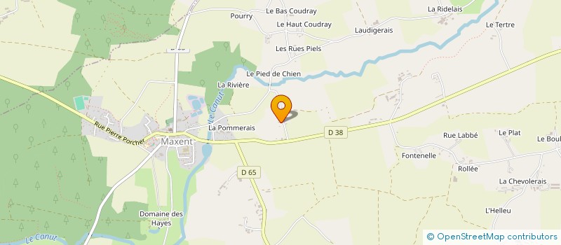 localisation de l'entreprise SCI FROMENTOUX  PLELAN-LE-GRAND