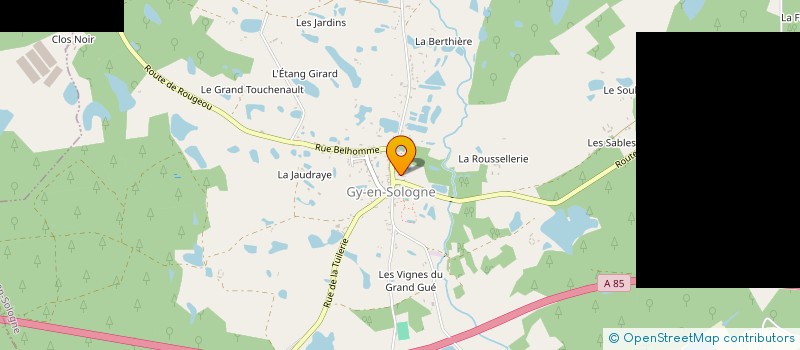 localisation de l'entreprise SCI FROMET CELLIER  SOINGS-EN-SOLOGNE