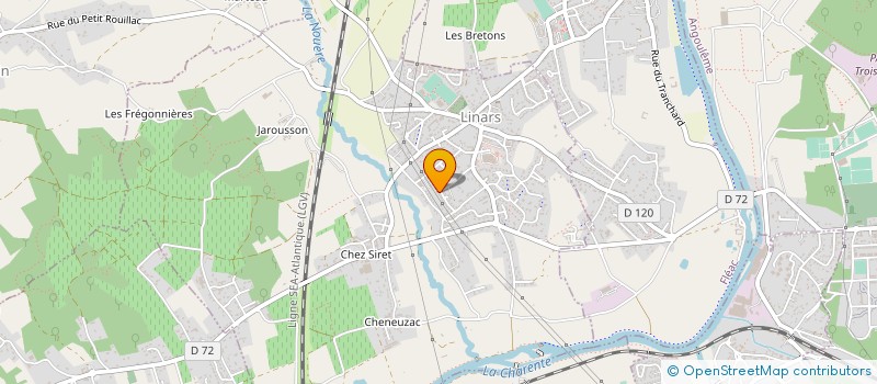 localisation de l'entreprise SCI FROMI à LINARS