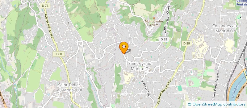 localisation de l'entreprise SCI FROMONT  SAINT-CYR-AU-MONT-D'OR