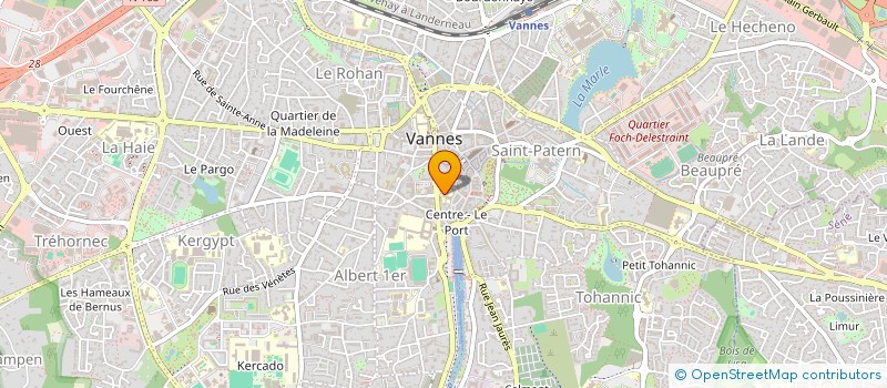 localisation de l'entreprise SCI FRONT DES ISLES  VANNES