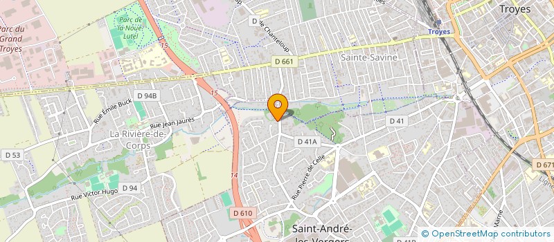 localisation de l'entreprise SCI FRONTENAC  SAINT-ANDRE-LES-VERGERS