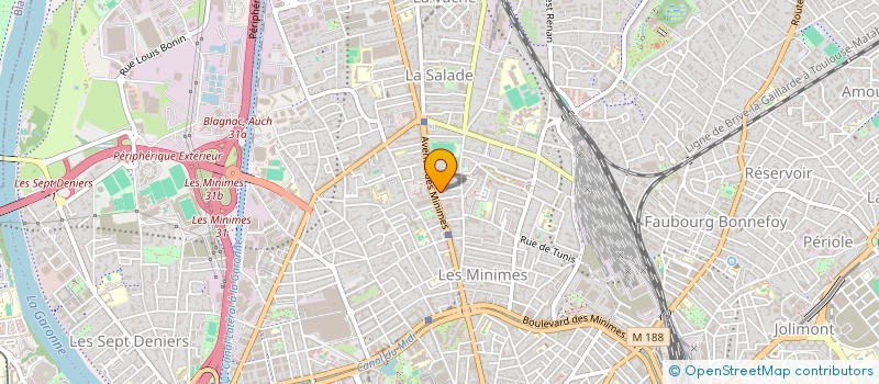 localisation de l'entreprise SCI FRONTON 2 à TOULOUSE