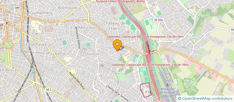 localisation de l'entreprise SCI FRONTON à TOULOUSE