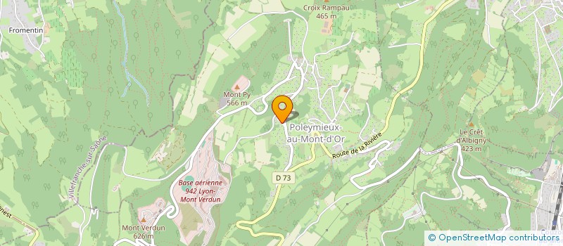 localisation de l'entreprise SCI FROQUET  POLEYMIEUX-AU-MONT-D'OR