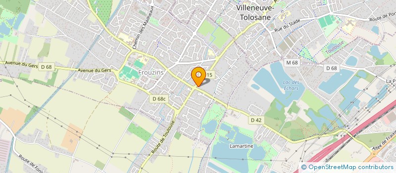 localisation de l'entreprise SCI FROUZIVET  FROUZINS