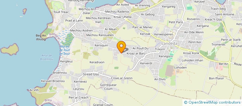 localisation de l'entreprise SCI FRT  LANDEDA