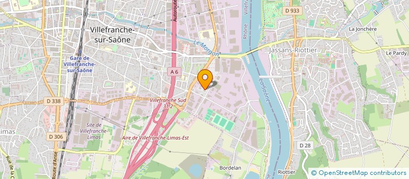 localisation de l'entreprise SCI FRT  VILLEFRANCHE-SUR-SAONE