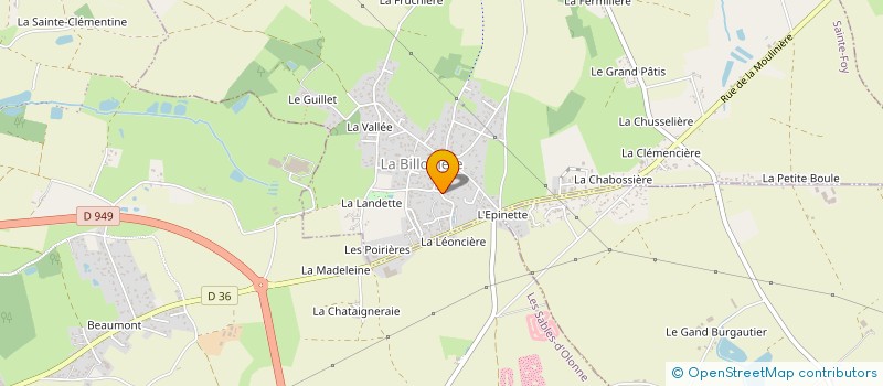 localisation de l'entreprise SCI FRUCHARD  SAINTE-FOY