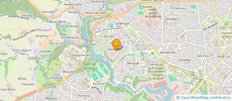 localisation de l'entreprise SCI FRUCTIDOR  BREST