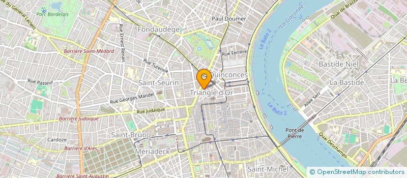 localisation de l'entreprise SCI FRUCTIS  BORDEAUX