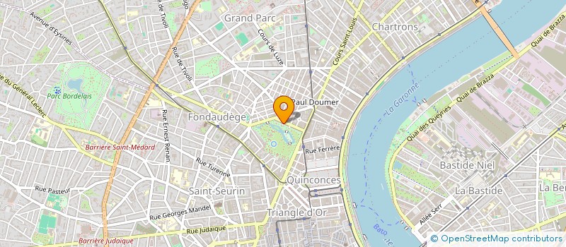 localisation de l'entreprise SCI FRUGES II  BORDEAUX