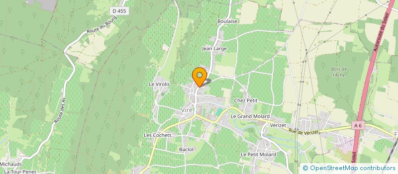 localisation de l'entreprise SCI FRUHLING DU ROC à VIRE