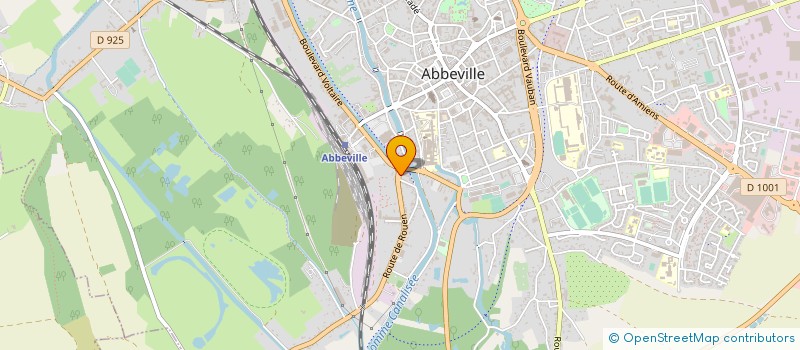 localisation de l'entreprise SCI FRUITIER à ABBEVILLE
