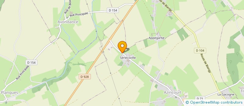 localisation de l'entreprise SCI FRUSJE  AZINCOURT