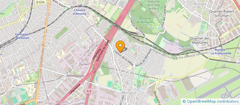 localisation de l'entreprise SCI FRUTUOSO à WISSOUS