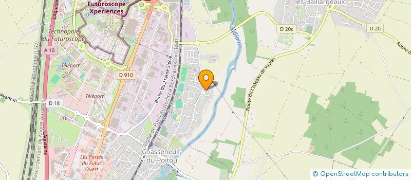 localisation de l'entreprise SCI FRV  CHASSENEUIL-DU-POITOU