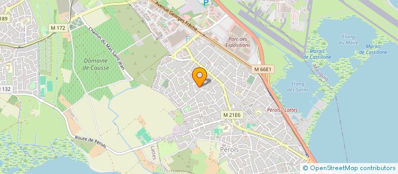 localisation de l'entreprise SCI FRX REAL ESTATE  PEROLS