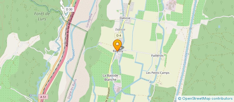 localisation de l'entreprise SCI FRYMM à LES MEES