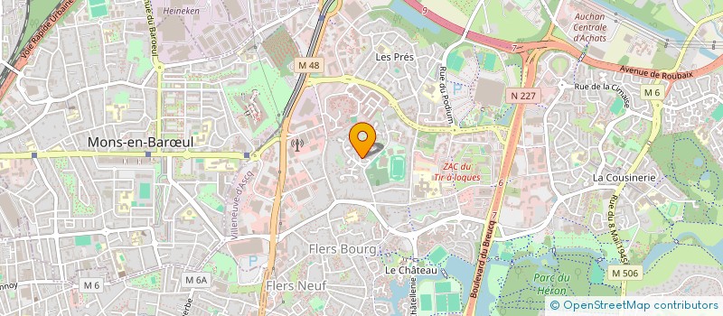 localisation de l'entreprise SCI FS BRETEUIL à VILLENEUVE-D'ASCQ