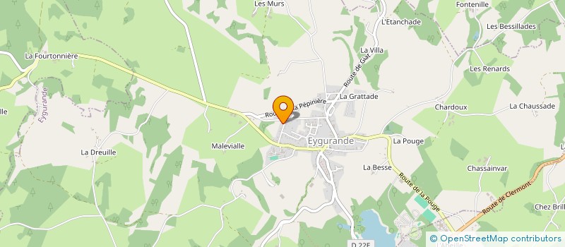 localisation de l'entreprise SCI FS IMMO  MERLINES