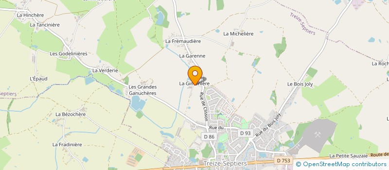 localisation de l'entreprise SCI FSAL à TREIZE-SEPTIERS