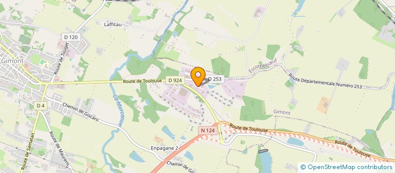 localisation de l'entreprise SCI FSB  GIMONT