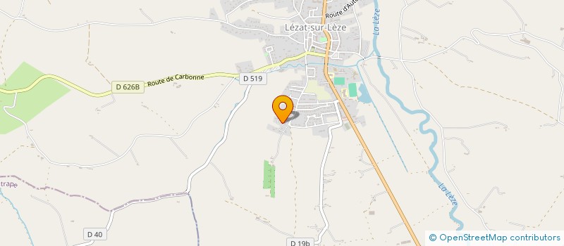 localisation de l'entreprise SCI FSBG à LEZAT-SUR-LEZE