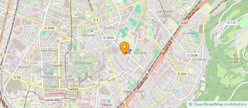 localisation de l'entreprise SCI FSC  SAINT-MARTIN-D'HERES