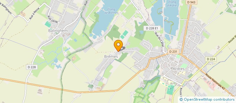 localisation de l'entreprise SCI FSD  BREMES