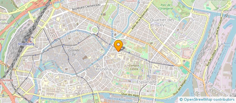 localisation de l'entreprise SCI FSG à STRASBOURG